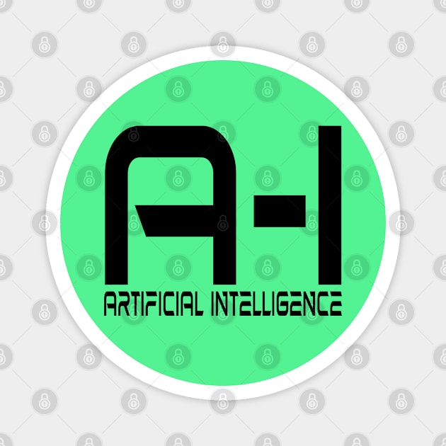 AI Artificial Intelligence Magnet by PlanetMonkey